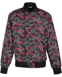 KTZ - Jassen ,Veelkleurig ,Polyester Chicago Bulls All Over Print Bomber Jacket - Lyst