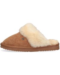 Warmbat - Schoenen ,Bruin ,Suède Gezellige Flurry Suède Pantoffels - Lyst