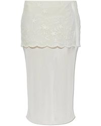 Posse - Rokken ,Katoen Cove Skirt - Lyst