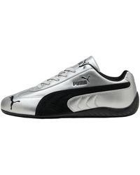 PUMA - Schoenen ,Grijs ,Leer Speedcat Metallic - Lyst