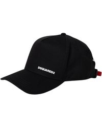 DSquared² - Schwarze Baseballkappe Für Männer - Lyst