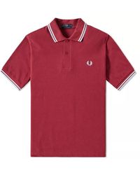 Fred Perry Polo's - - Heren - Rood