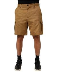 Dolce & Gabbana - Cargo Bermuda Shorts Met Logo Detail - Lyst