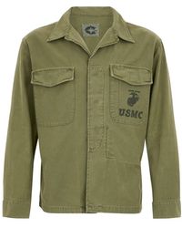 chesapeake's - Stilvolle Grüne Baumwolljacke - Lyst