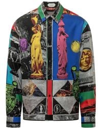 Versace - Versatile Geo Informal Shirt - Lyst