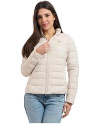 Guess - Diann Heavy Hooded Puffer Jacket - Lyst