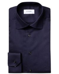 Eton Overhemd - Bleu