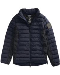 OUTHERE - Jassen ,Blauw ,Ultralichte Blauw Geverfde Verenjas - Lyst