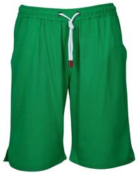 Kiton - Textured Short Pants - Lyst