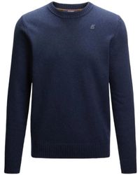 K-Way - Round-Neck Knitwear - Lyst