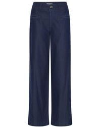 Ichi - Wide Jeans - Lyst
