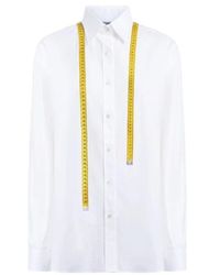 Moschino - Gedrukte Katoenen Popeline Blouse - Lyst