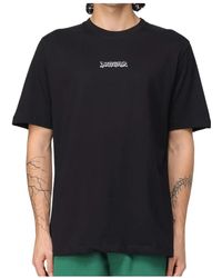 DISCLAIMER - Tops ,Zwart ,Eenvoudig Jersey T-Shirt Zwart Mannen - Lyst