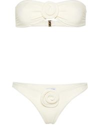 LaRevêche - Badmode ,Wit ,Tweed Vesna Bikini - Lyst