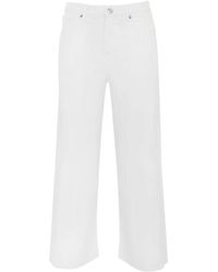 Roy Rogers - Pantalones de denim blanco pierna recta - Lyst