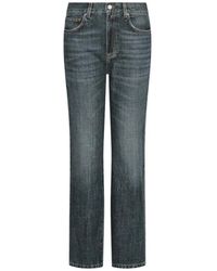 Marella - Zeitlose Wide Leg Denim Jeans - Lyst