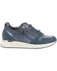 Gabor - Schoenen ,Blauw ,Leer Low Lace-Up Sneaker 76.446 - Lyst