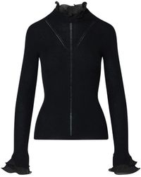 Liu Jo - Truien & Vesten ,Zwart ,Trui Met Col - Lyst