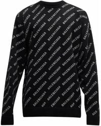 Balenciaga - Round-Neck Knitwear - Lyst