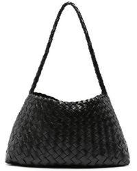 Dragon Diffusion - Tassen ,Zwart ,Leer Rosanna Geweven Leren Tote Tas - Lyst