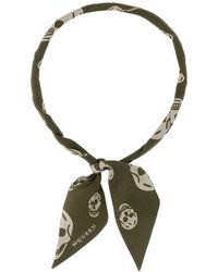 McQueen - Silk Scarves - Lyst