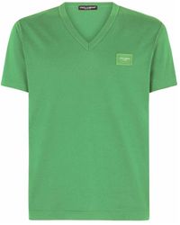 Dolce & Gabbana - Lässiges baumwoll-t-shirt mit einzigartigem design - Lyst