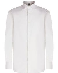 BOGGI - Stretch P.Point Windsor Kragen Hemd Regular Fit - Lyst