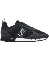 EA7 - Schoenen ,Zwart & Laces Sneakers - Lyst