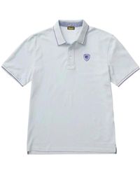 Blauer - Tops ,Blauw ,Katoen Polo Agassiz - Lyst