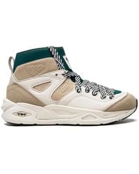 PUMA - Blaze mid sneakers in marshmallow/light sand - Lyst