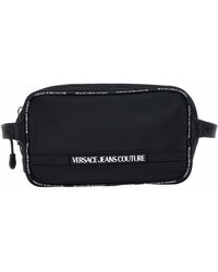 Versace - Nylon lace logo taschen kollektion - Lyst