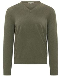 Malo - V-Neck Knitwear - Lyst