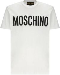 Moschino - T-shirts,stilvolle weiße t-shirts und polos - Lyst
