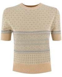 Ermanno Scervino - Round-Neck Knitwear - Lyst