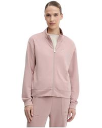 EA7 - Hoodies & Sweatvesten ,Roze ,Polyester Zip-Up Sweatshirt - Lyst