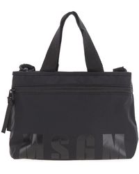 MSGM - Mini Tote Logo - Lyst