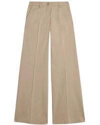 Aspesi - Broeken ,Katoen Stretch Katoenen Broek - Lyst