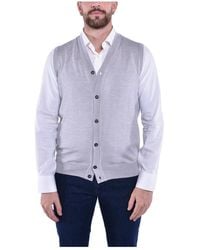 Kangra - Mouwloos Wollen Vest Met Knopen - Lyst