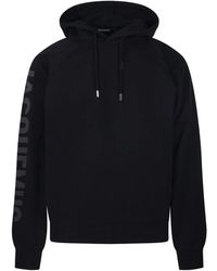 Jacquemus - Hoodies & Sweatvesten ,Zwart ,Katoen Zwarte Typo Sweatshirt Voor Mannen - Lyst