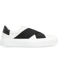 Givenchy - Schoenen ,Wit ,Leer City Sport Leren Sneakers - Lyst