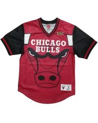 Mitchell & Ness - Tops ,Rood ,T-Shirts - Lyst
