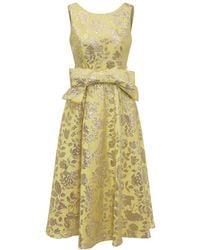 P.A.R.O.S.H. - Jacquard Midi Jurk - Lyst
