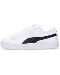 PUMA - Schoenen ,Wit ,Leer Suede Lage Schoen Wit/Zwart - Lyst