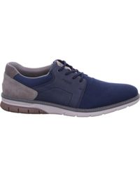 Rieker - Blaue Freizeit-Schnürschuhe Für Herren - Lyst