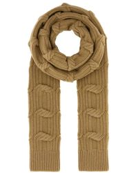 Stella McCartney - Accessoires ,Bruin ,Wol Falabella Kabel Gebreide Sjaal - Lyst