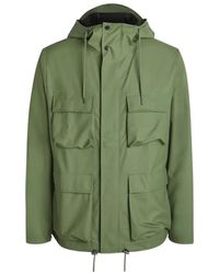 Rains - Jassen ,Groen ,Polyester Pocket Jacket W3 - Lyst