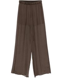 Alysi - Pantalone Chiffon Lungo - Lyst