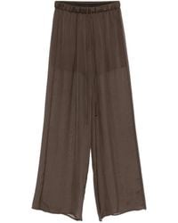Alysi - Pantalone Chiffon Lungo - Lyst