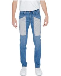Jeckerson - Blaue jeans mit taschen - Lyst