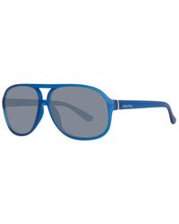 Benetton - Blauwe Injectie Zonnebril Stijlvol En - Lyst